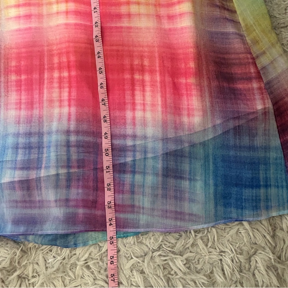 Soft Surroundings Carnevale Multi Plaid Maxi Dress - Picture 11 of 11